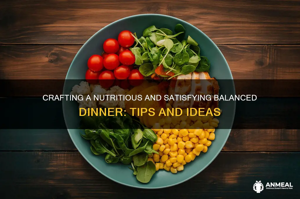 what is a healthy balanced dinner