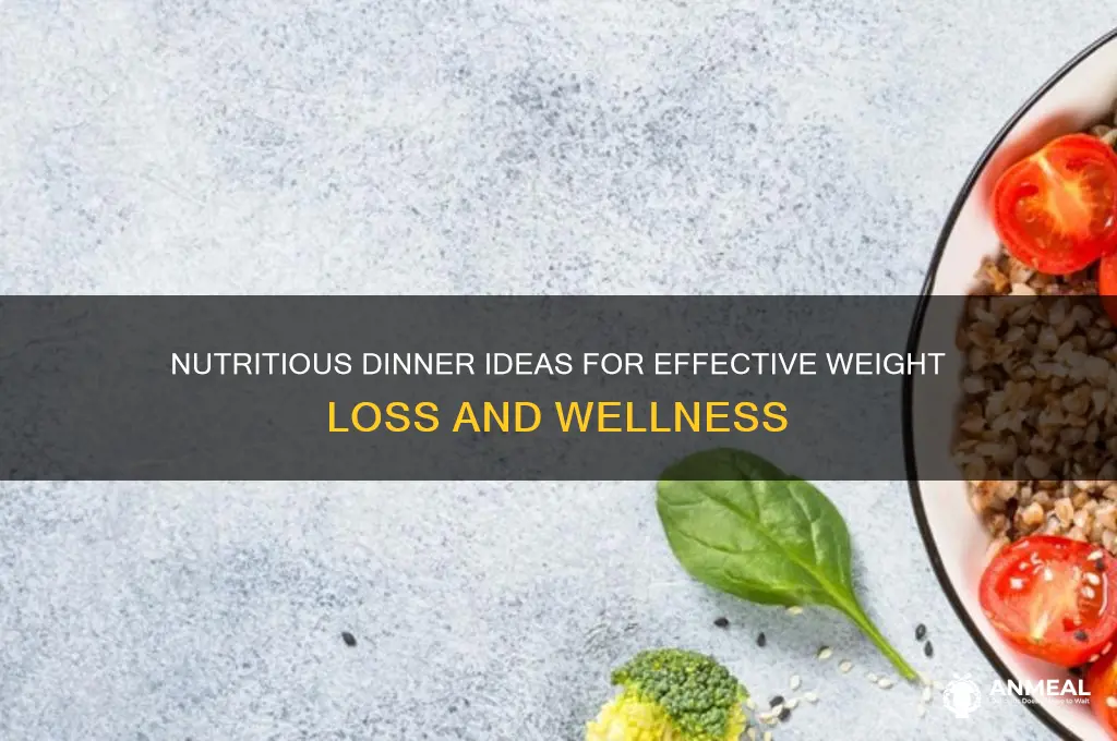 what is a healthy dinneer for losing weight