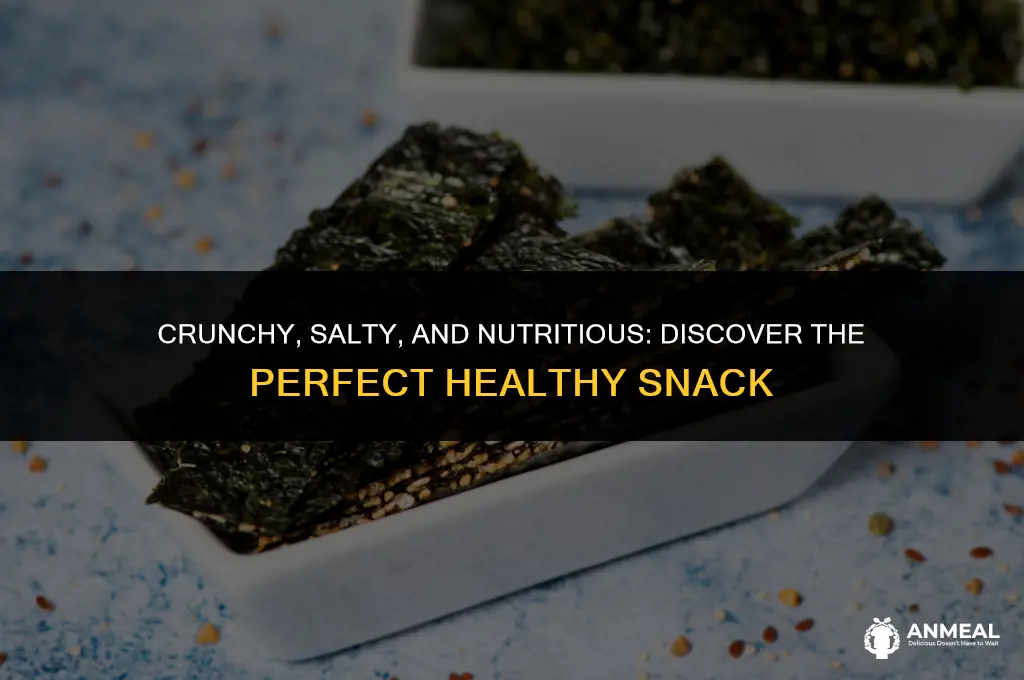 what is a healthy salty snack