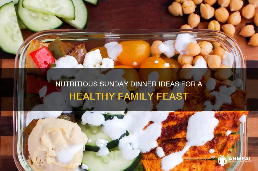 what is a healthy sunday dinner