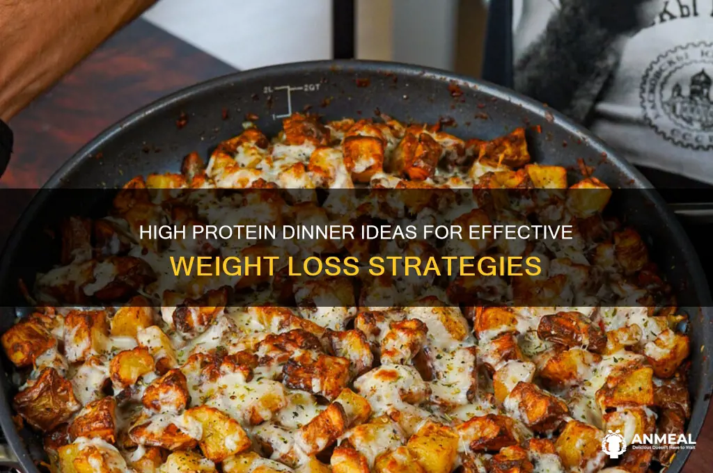 what is a high protein dinner for weight loss