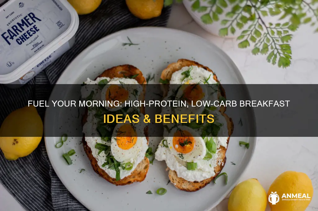 what is a high protein low carb breakfast