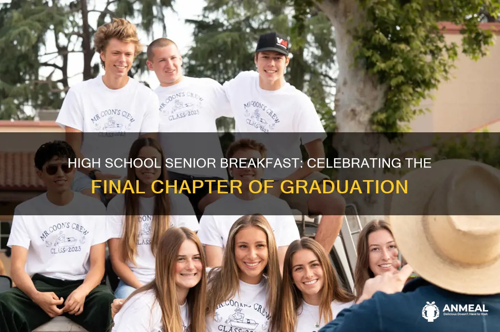 what is a high school senior breakfast