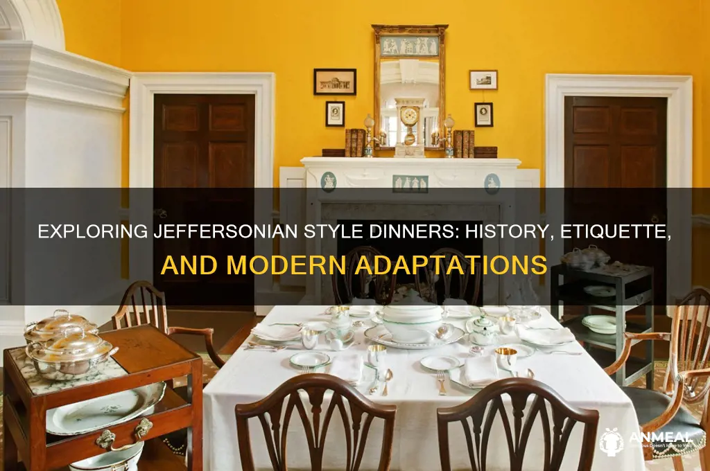 what is a jeffersonian style dinner