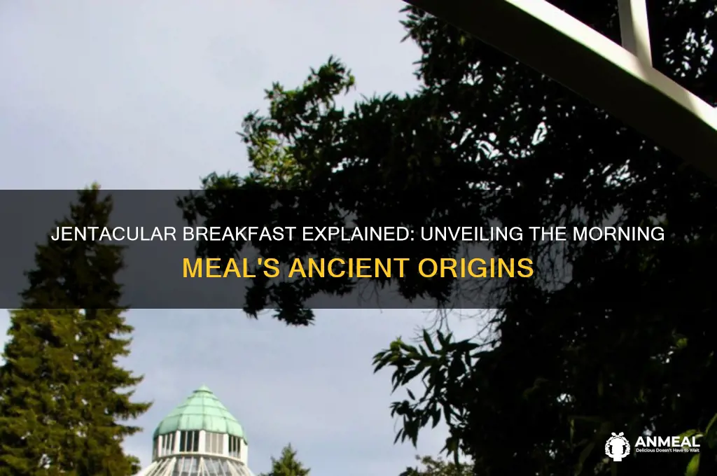what is a jentacular breakfast