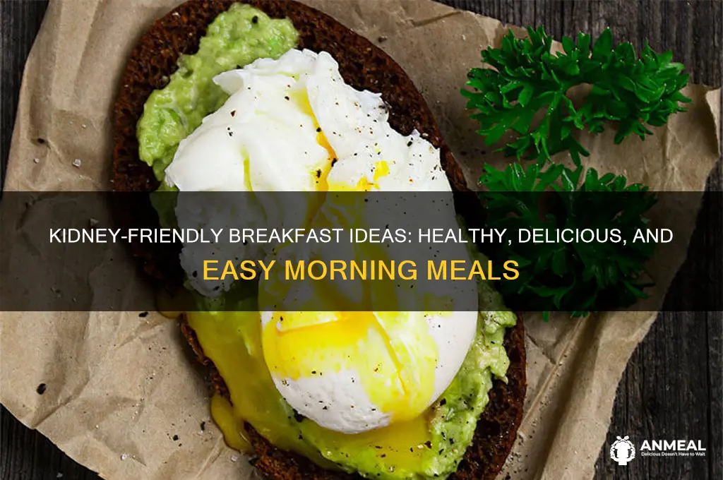 what is a kidney friendly breakfast