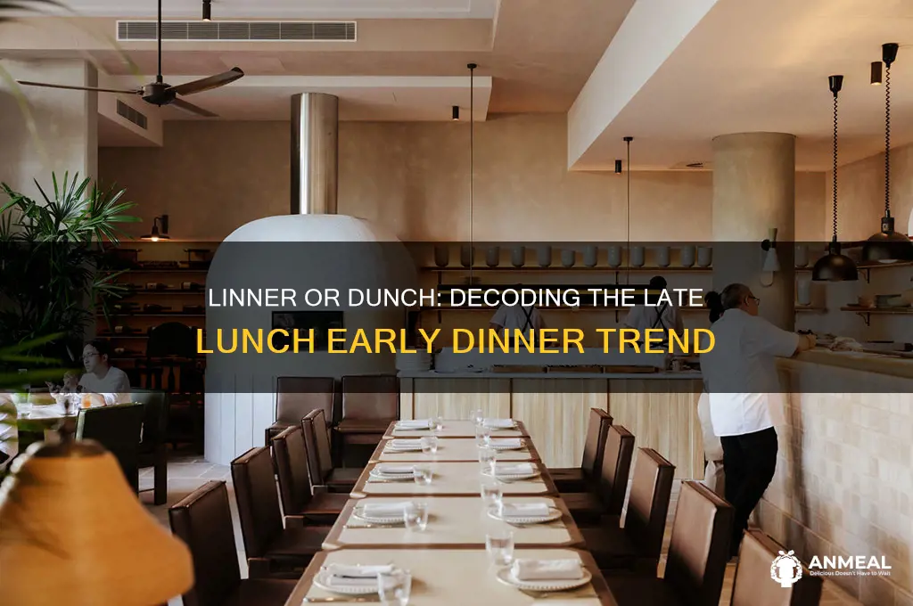 what is a late lunch early dinner called