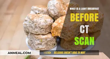 Light Breakfast Ideas Before Your CT Scan: What to Eat