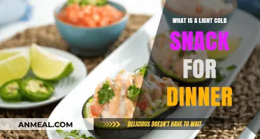 Light and Refreshing Cold Snack Ideas for a Quick Dinner