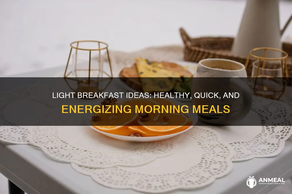 what is a loght breakfast