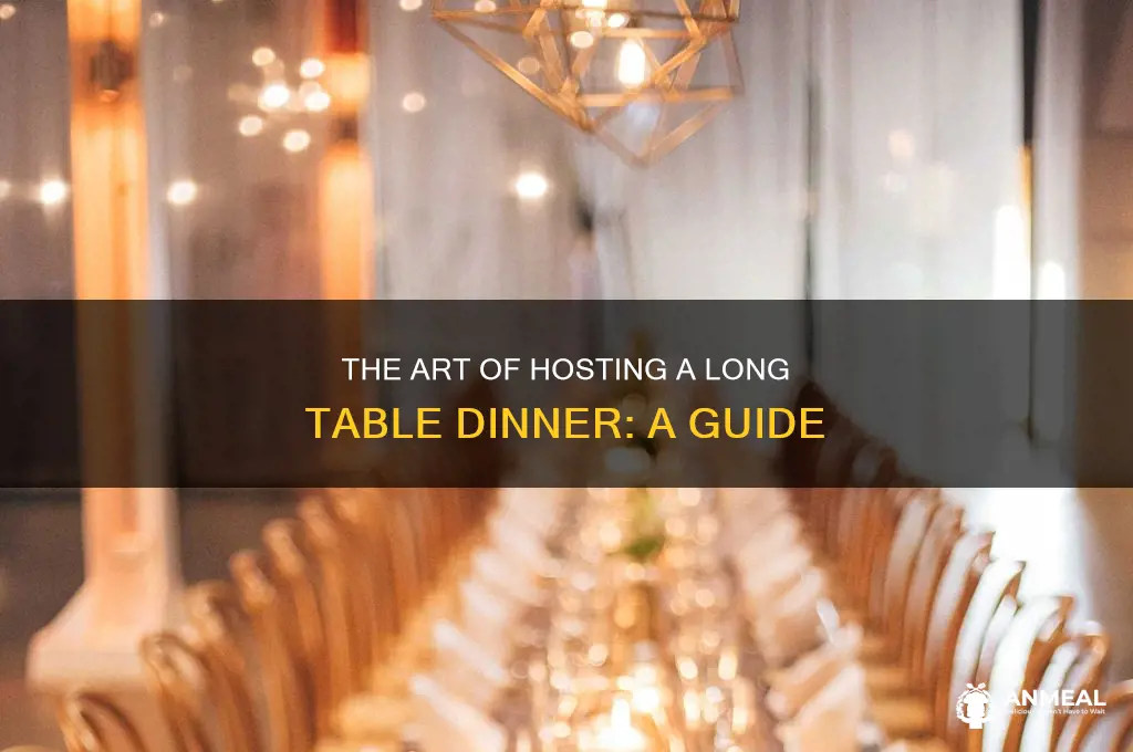 what is a long table dinner