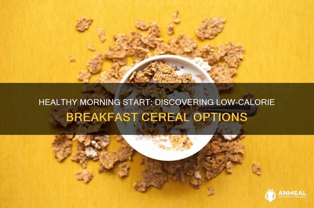 what is a low calorie breakfast cereal
