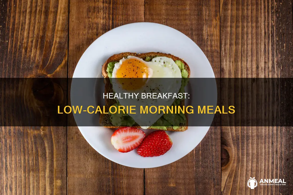what is a low calorie breakfast food