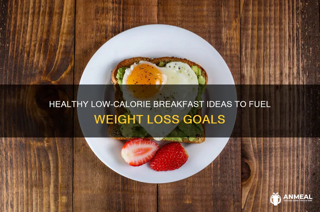 what is a low calorie breakfast for weight loss