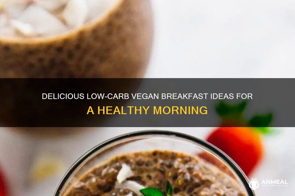 what is a low carb vegan breakfast