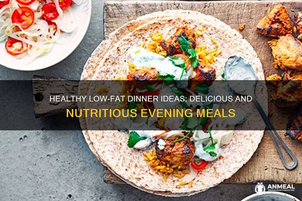 what is a low fat dinner