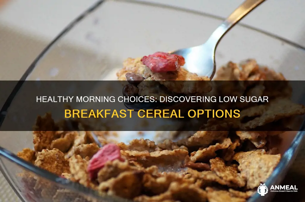 what is a low sugar breakfast cereal