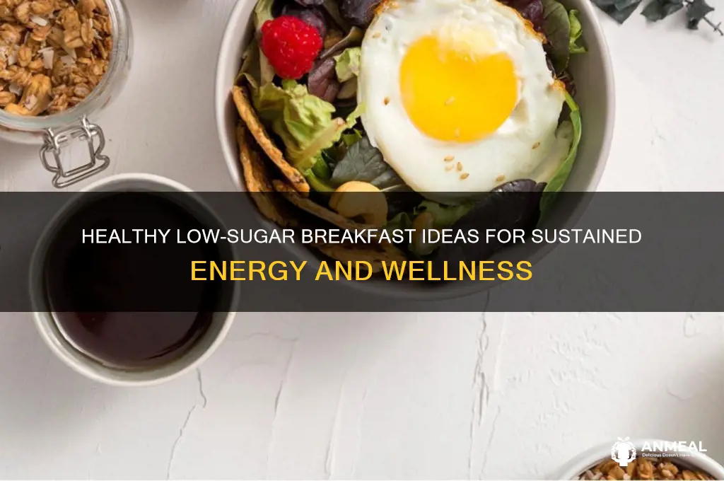what is a low sugar breakfast