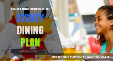 Disney Deluxe Dining Plan: Unlocking Lunch-Dinner Combo Benefits
