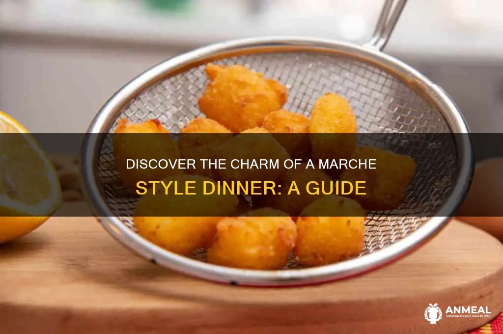 what is a marche style dinner