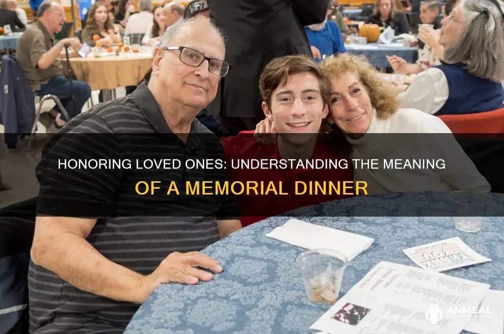 what is a memorial dinner