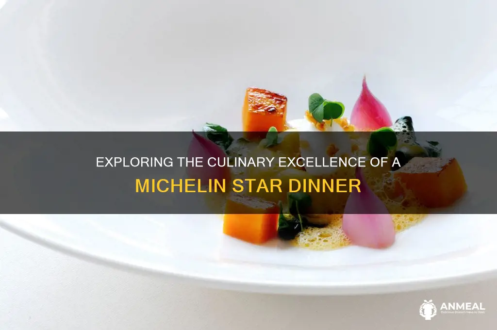 what is a michelin star dinner