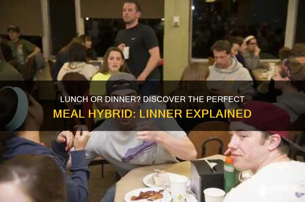 what is a mix of lunch and dinner