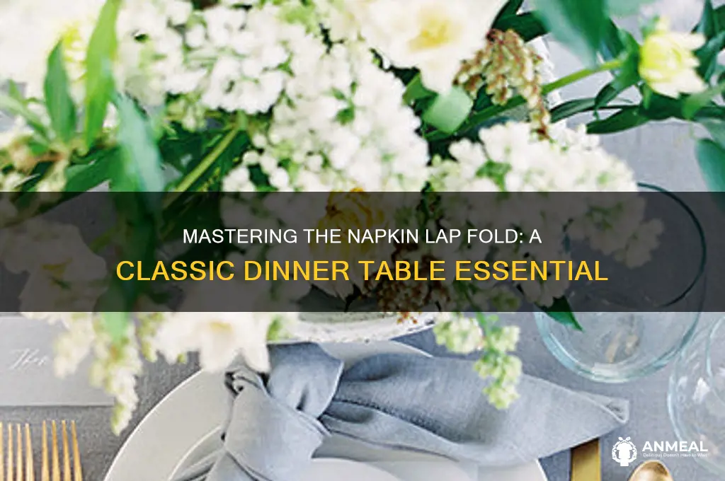 what is a napkin lap fold for dinner