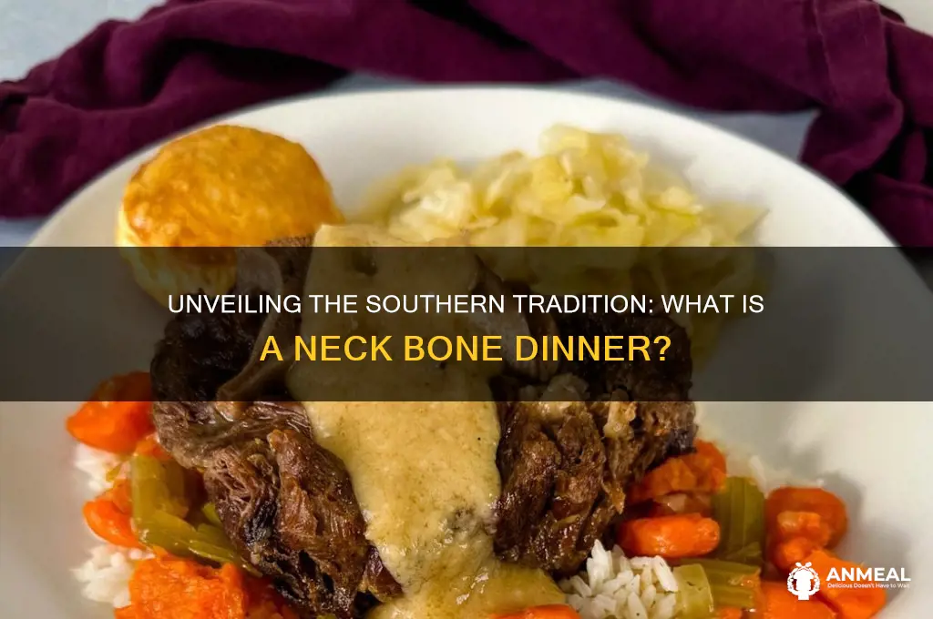 what is a neck bone dinner