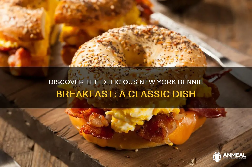 what is a new york bennie breakfast