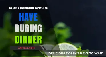 Refreshing Summer Dinner Cocktails: Perfect Pairings for Warm Evenings