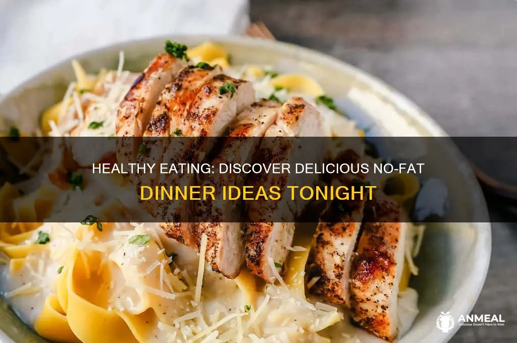 what is a no fat dinner