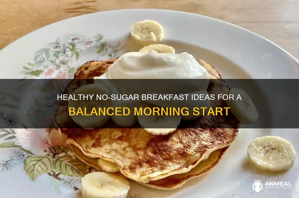 what is a no sugar breakfast