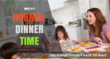 Exploring Typical Dinner Times: When Do Most People Eat?