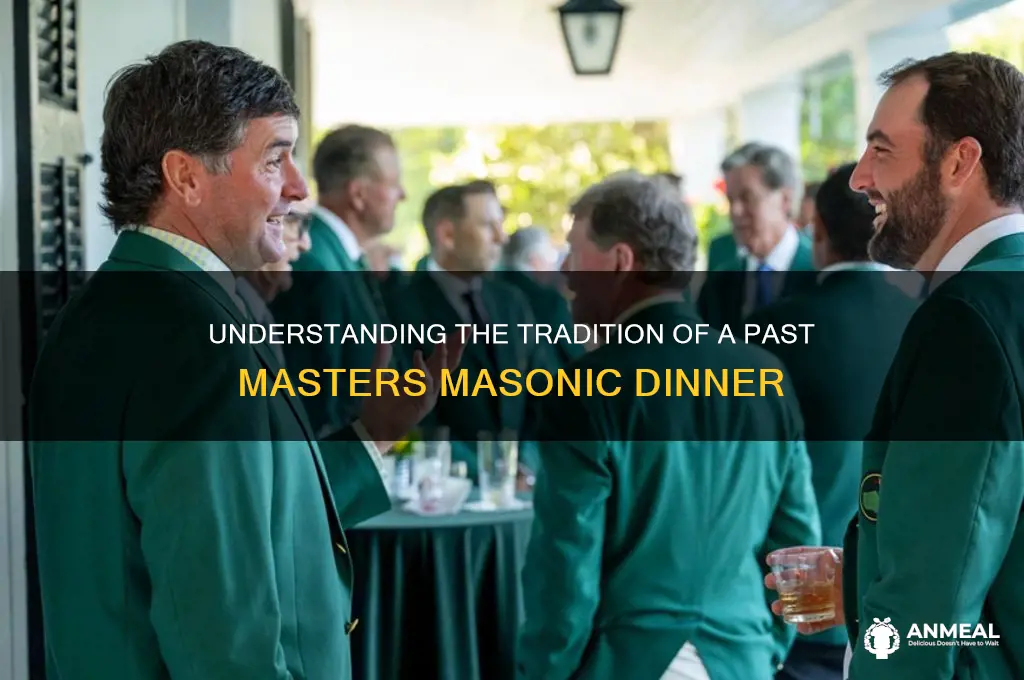what is a past masters dinner