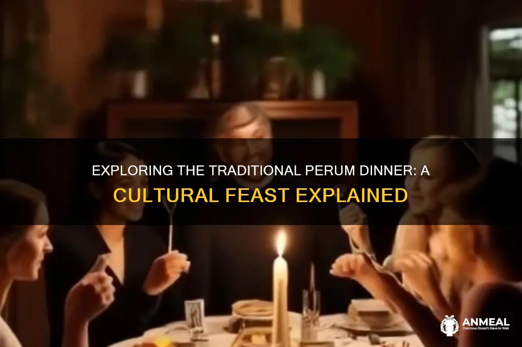 what is a perum dinner