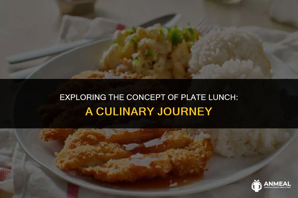 what is a plate lunch
