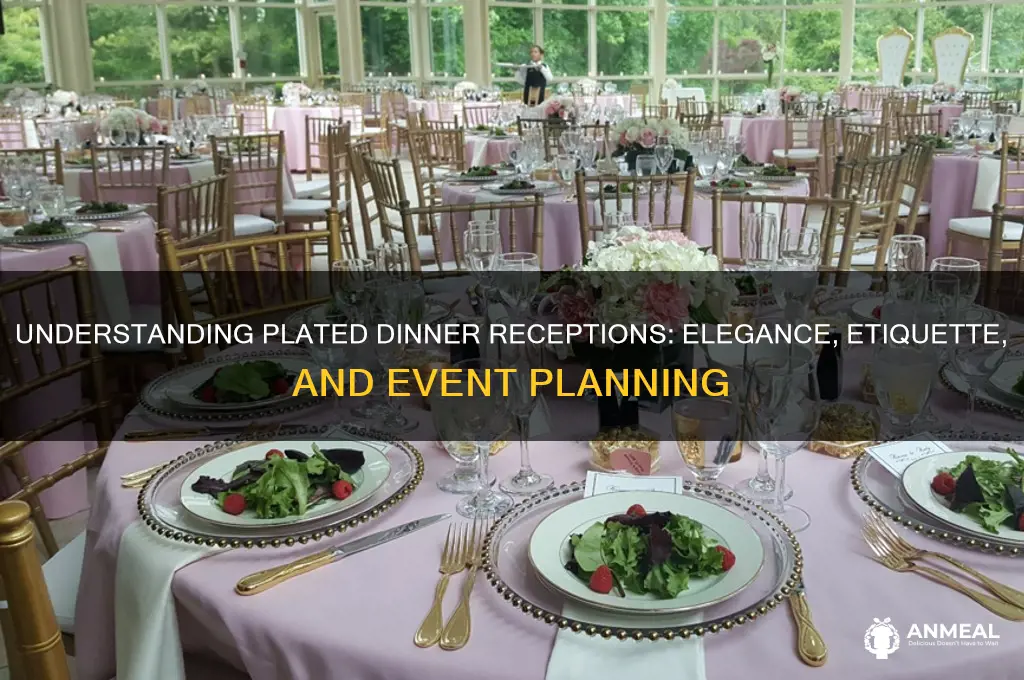 what is a plated dinner reception