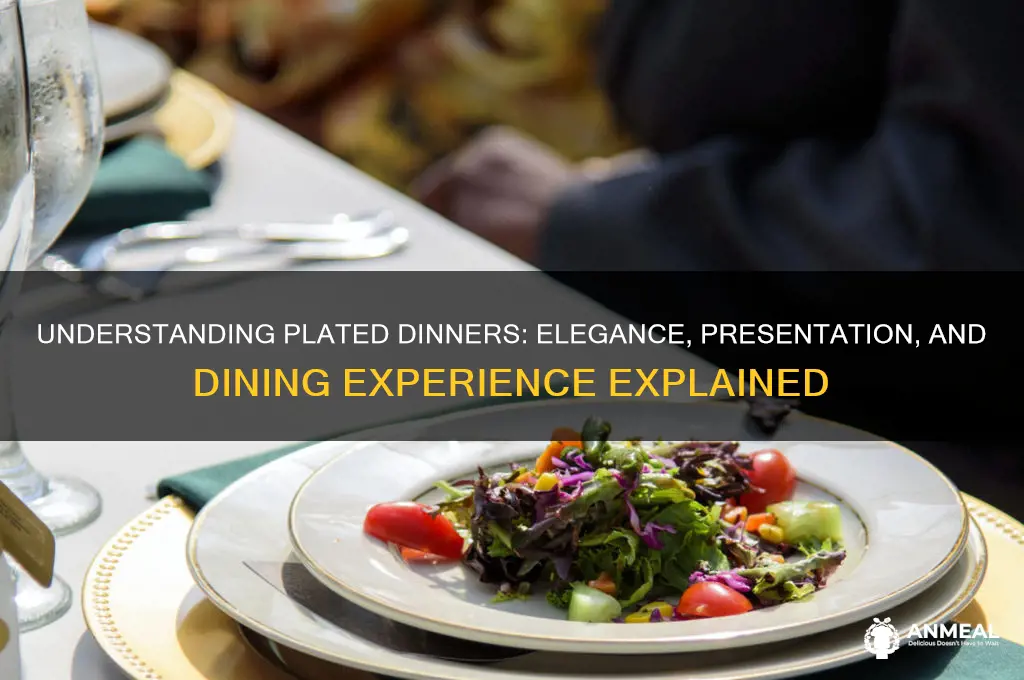 what is a plated dinner