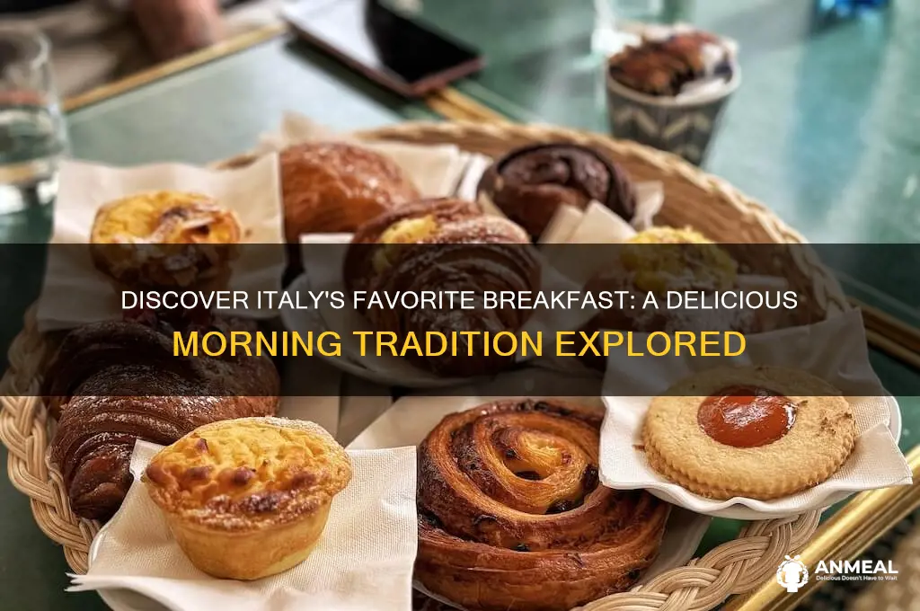 what is a popular breakfast food in italy