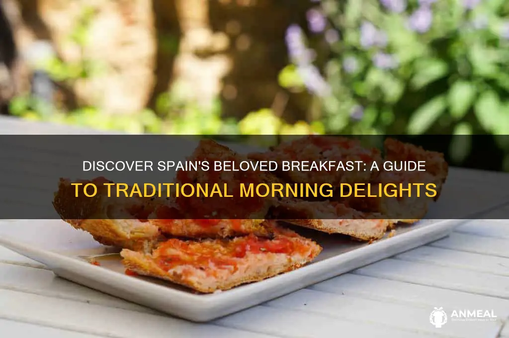 what is a popular breakfast in spain