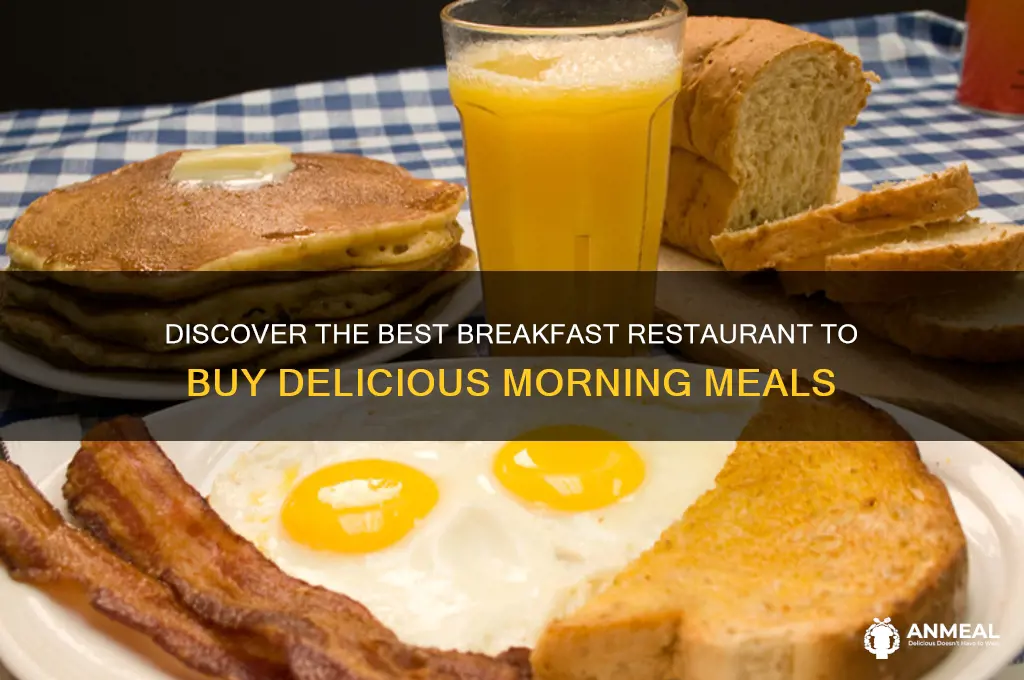 what is a popular breakfast restaurant where to buy