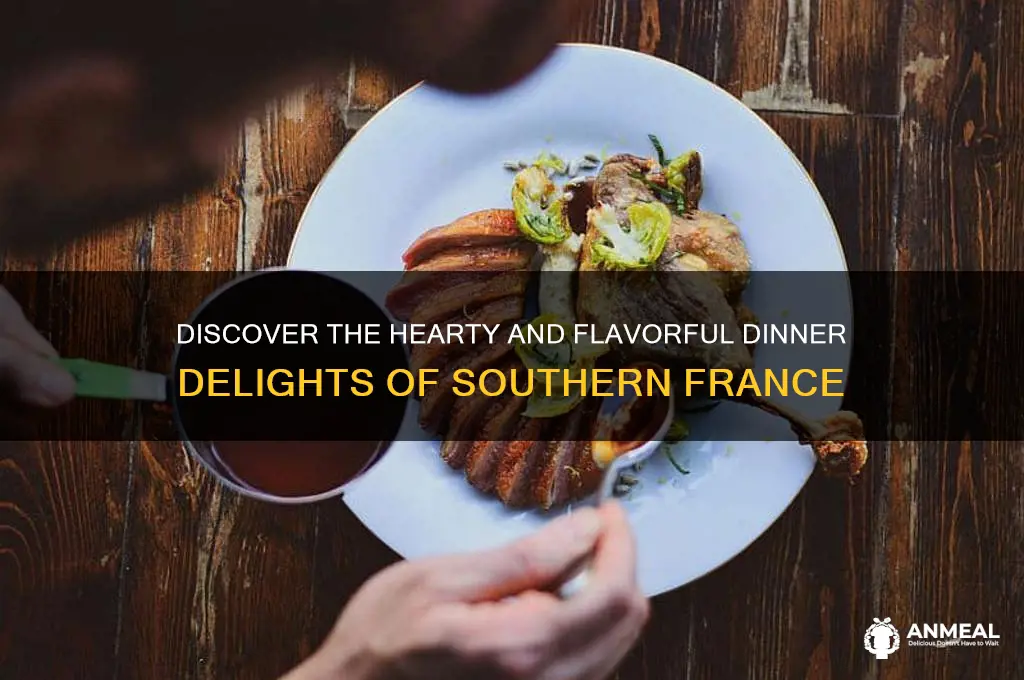 what is a popular dinner in the south of france