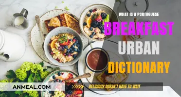 Exploring the Urban Dictionary Definition of a Portuguese Breakfast