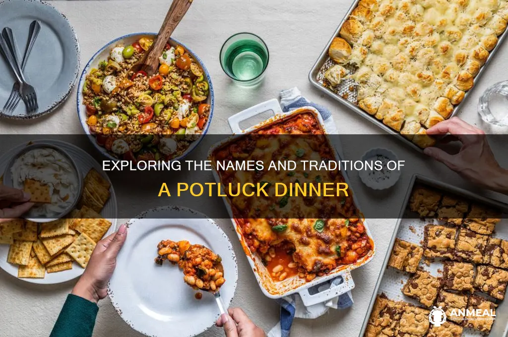 what is a potluck dinner called