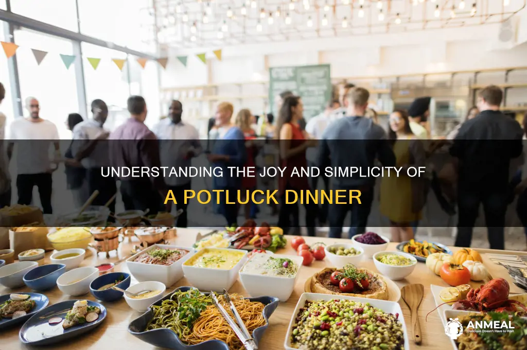 what is a potluck dinner
