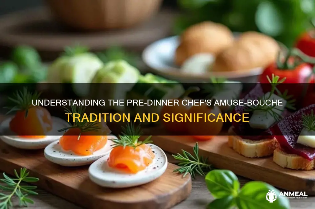 what is a pre dinner chef modge boouche