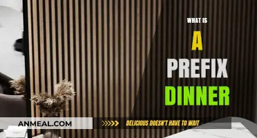 Unveiling the Unique Concept of a Prefix Dinner: A Culinary Exploration