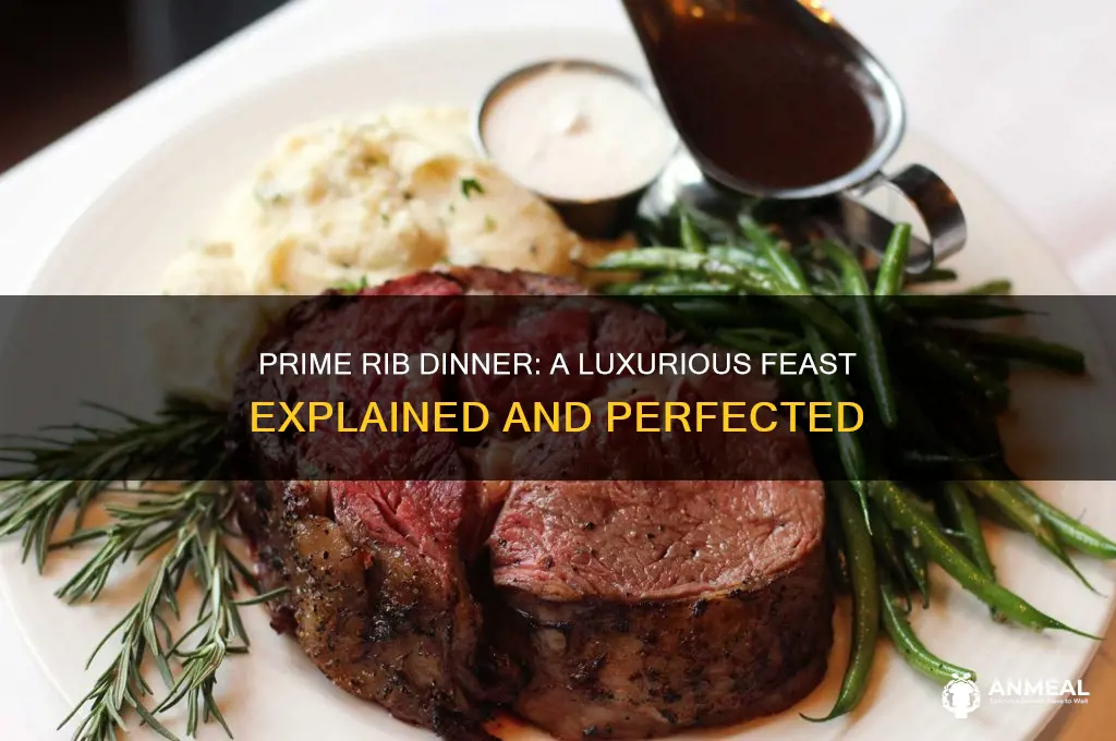 what is a prime rib dinner