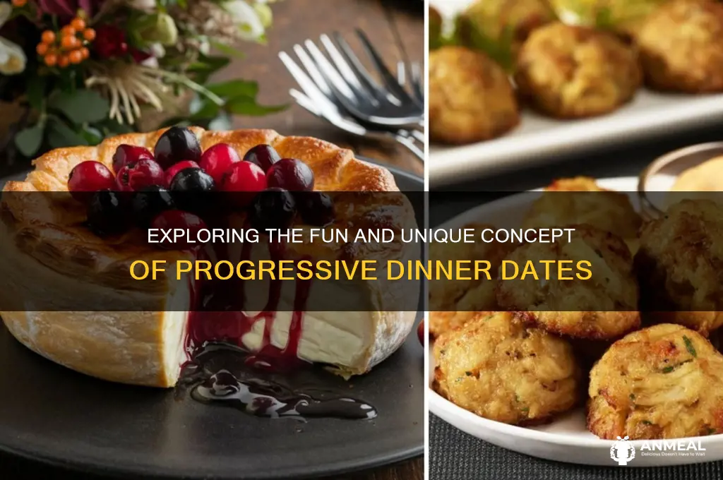 what is a progressive dinner date